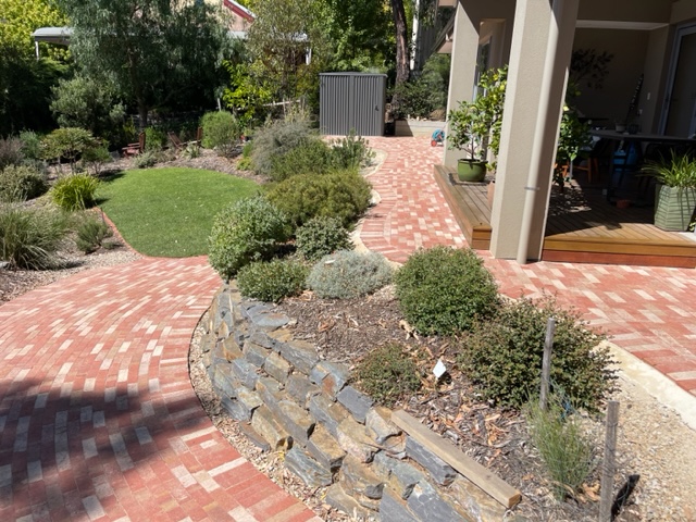 Paved area after photo by Aridland