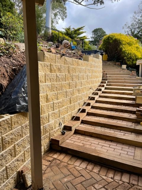 Retaining wall renovation repair Adelaide